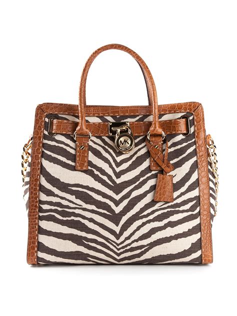 michael kors animal print bag|michael kors zebra print handbags.